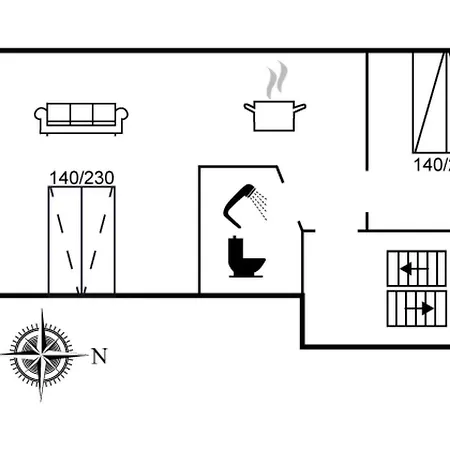 דירה Marinus - 100m From The Sea By Interhome Fanø